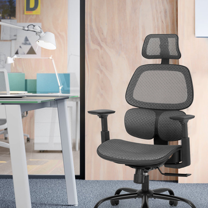 Inbox Zero Ergonomic Mesh Task Chair with Headrest & Reviews Wayfair